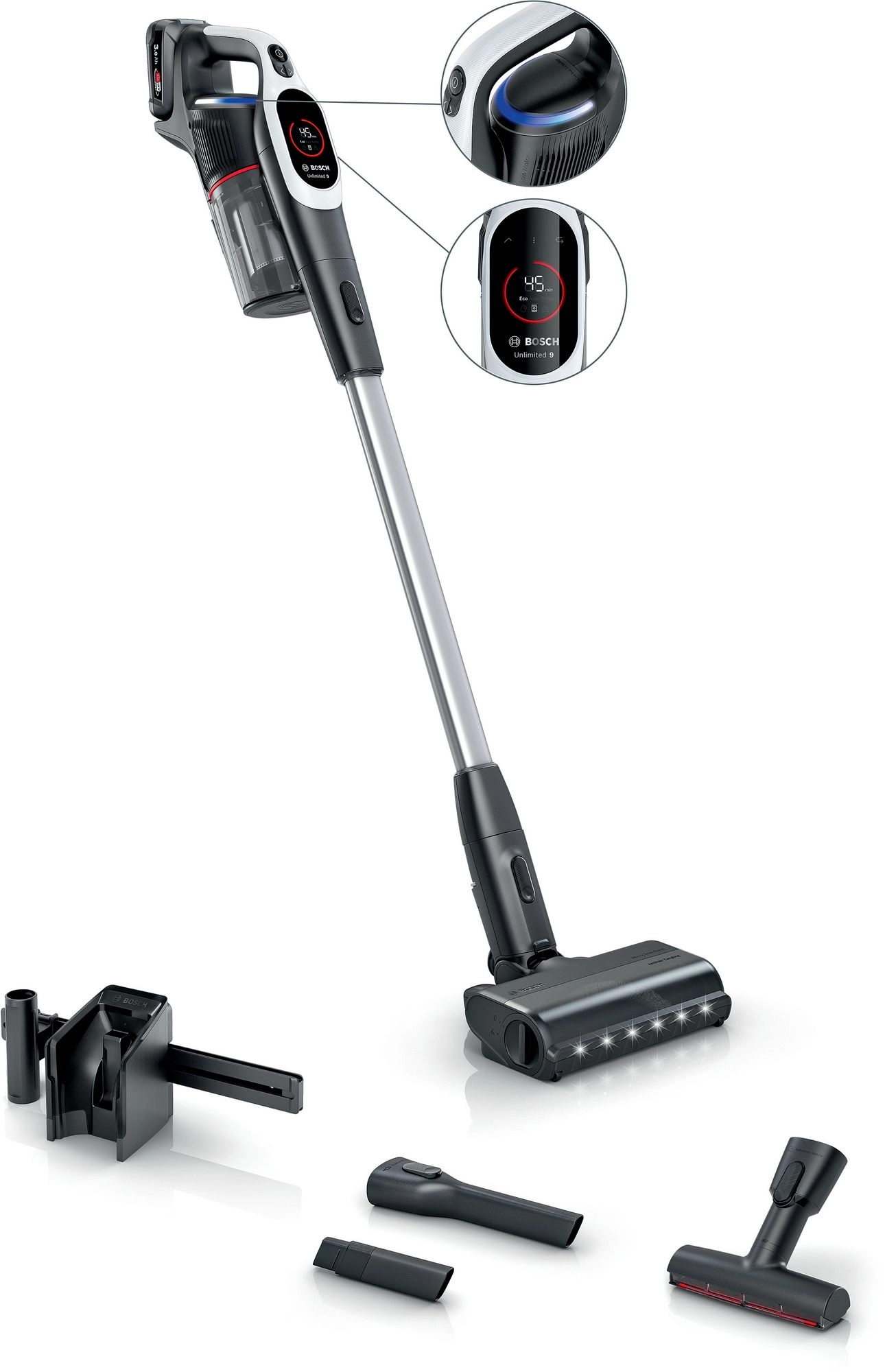 Bosch Unlimited 9 BBS931WBA 60min Wymienny akumulator