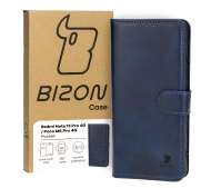 Bizon z klapką Pocket do Xiaomi Poco M6 Pro 4G/Xiaomi Redmi Note 13 Pro 4G Granatowy