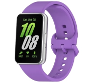 Bizon Strap Watch Silicone do Galaxy Fit 3 Fioletowy
