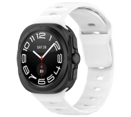 Bizon Strap Watch Silicone G do Galaxy Watch Ultra 47mm Biały
