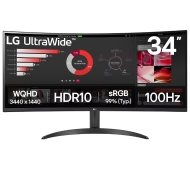 LG 34WR50QK-B 34" 3K VA 100Hz 5ms Zakrzywiony