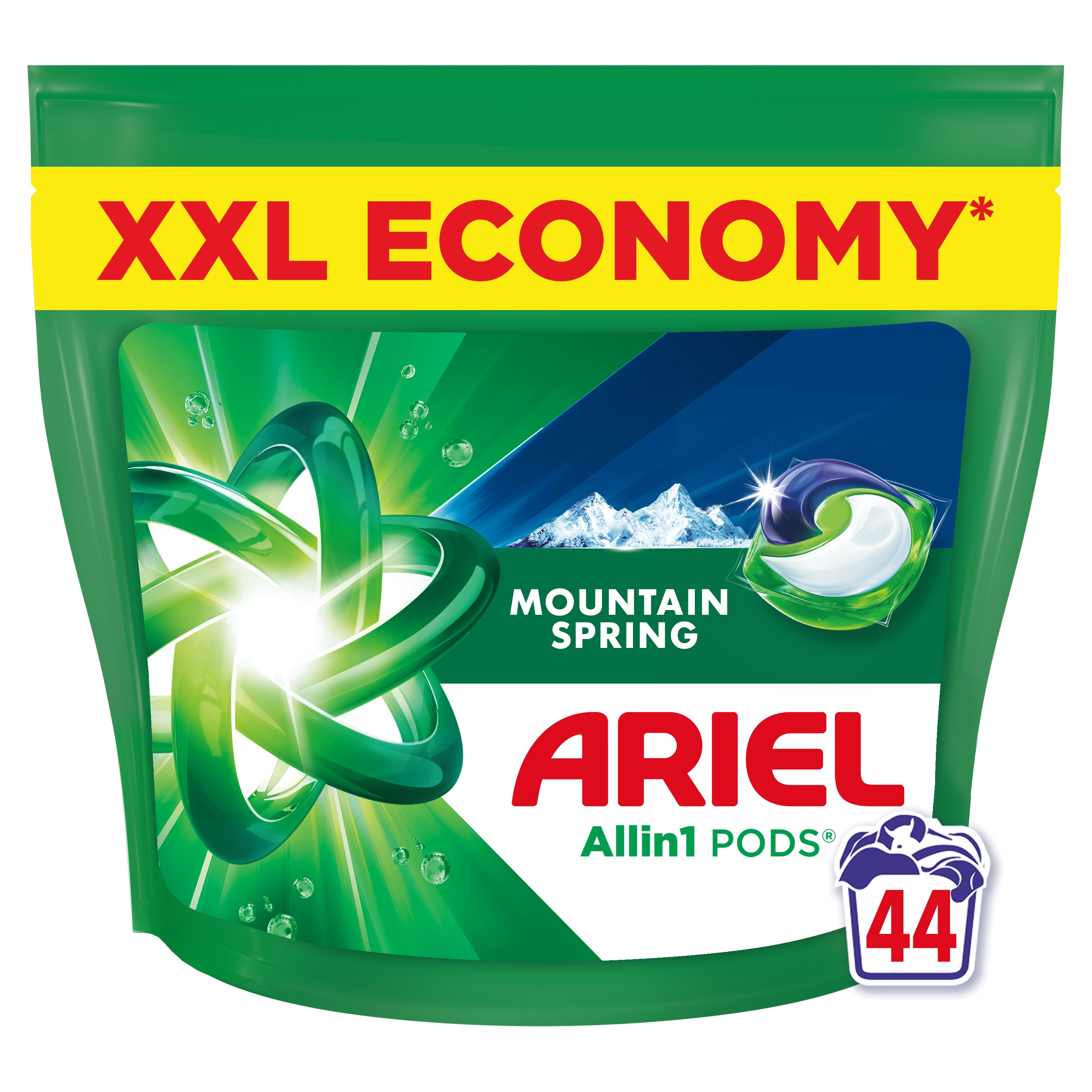 Ariel All in 1 Mountain Spring 44 prania 44szt.