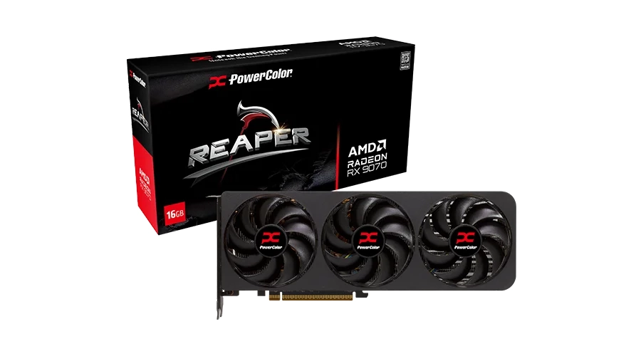 PowerColor Reaper Radeon RX 9070 16GB GDDR6 256bit FSR