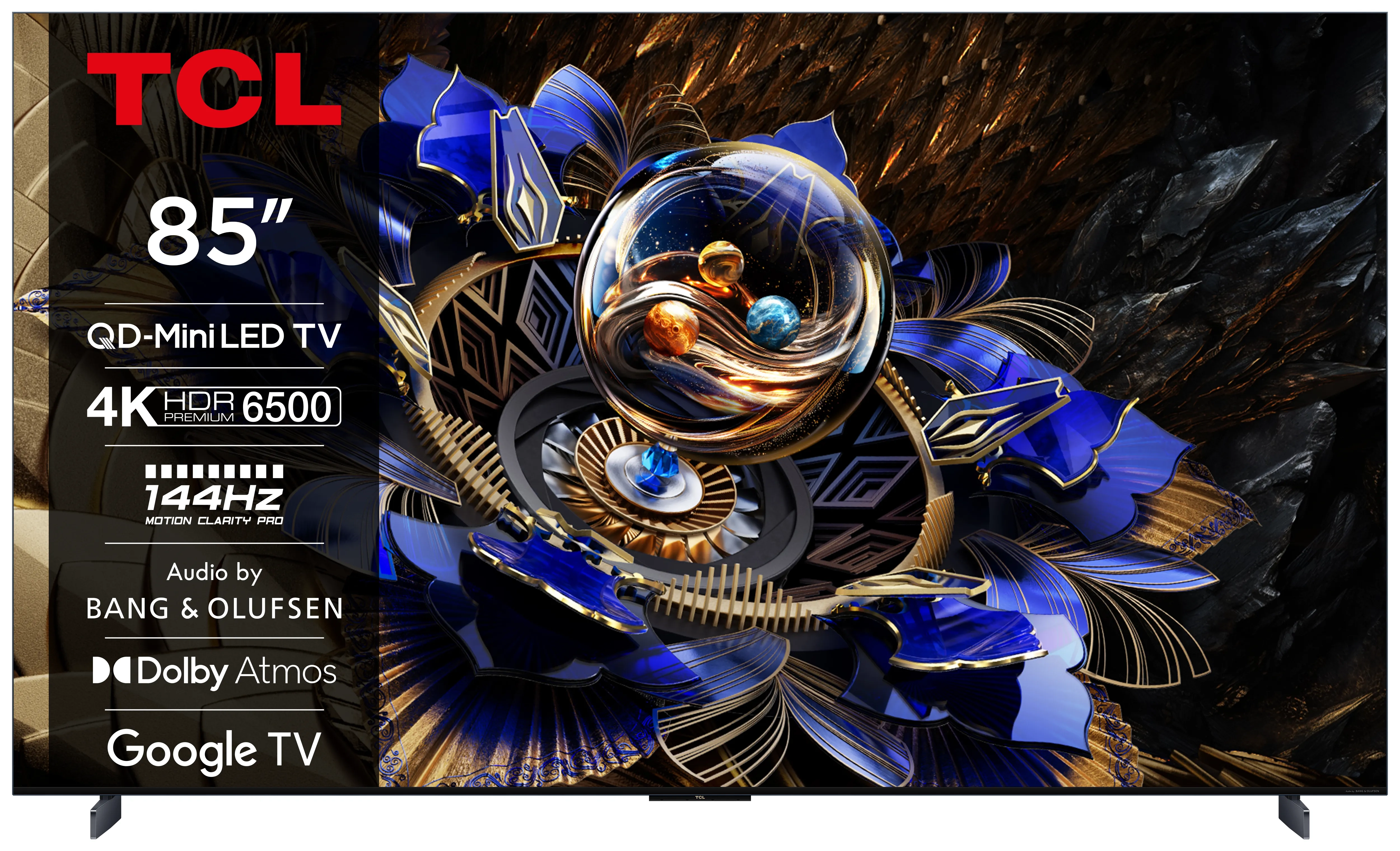 TCL 85X11K 85" QD-Mini LED 4K 144Hz Google TV Dolby Vision IQ Dolby Atmos HDMI 2.1 DVB-T2