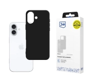 3mk Matt Case do iPhone 16 Czarny