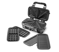 Raven ES011 3w1 Trójkąty Gofry Grill 1200W