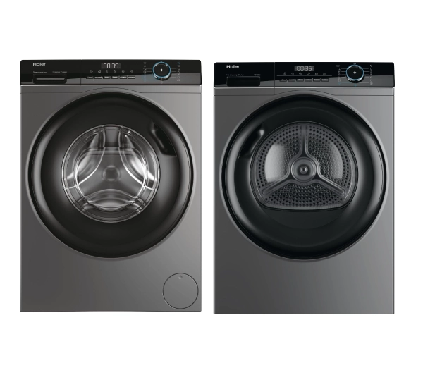 Haier pralka I-Pro 3 HW80-B14939S8-S 8kg 1400obr/min + suszarka I-Pro 3 HD90-A3939R-S 58cm 9kg
