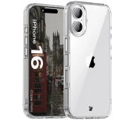 Bizon Halo do iPhone 16 Przezroczysty
