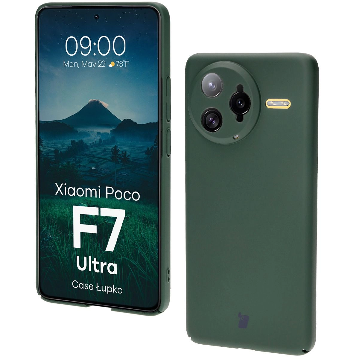 Bizon Łupka do Xiaomi Poco F7 Ultra Zielony
