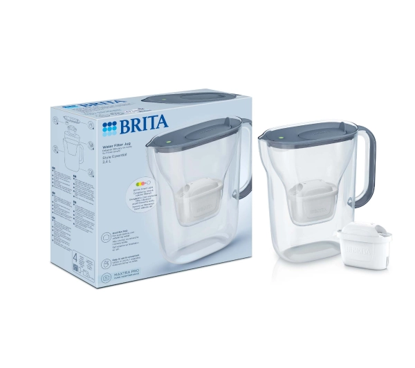 Brita Style Essential 2,4l 1 wkład Szary