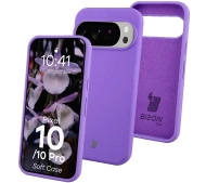 Bizon Soft do Google Pixel 10 / Google Pixel 10 Pro Fioletowy