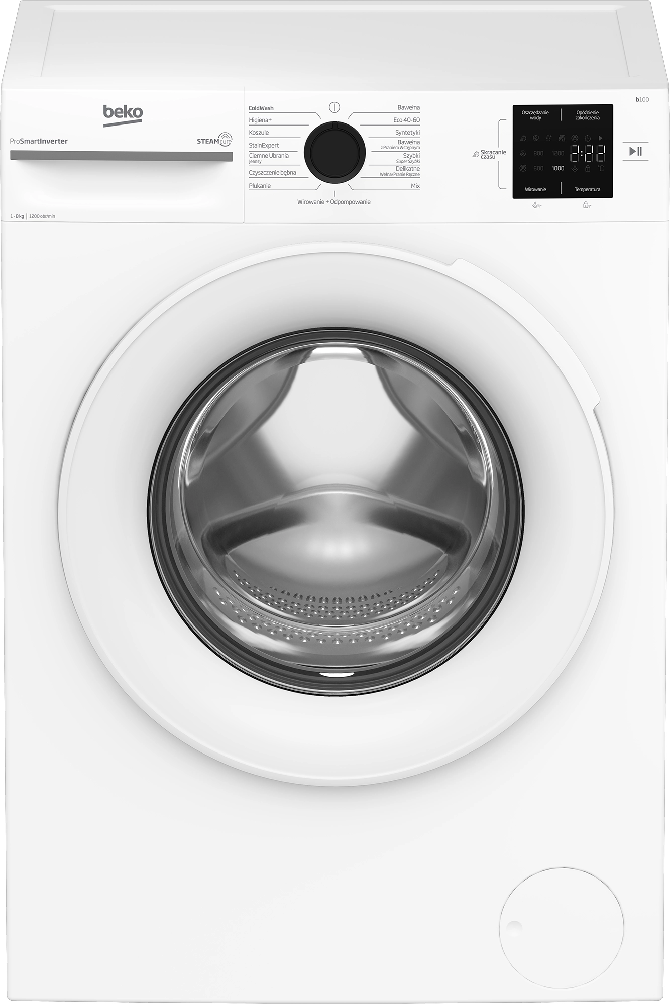 Beko b100 BM1WFU38225WW SteamCure 8kg 1200obr/min
