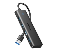 UGREEN 2585 4w1 USB-A do 4x USB-A Czarny