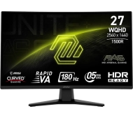 MSI MAG 274CQF 27" 2K Rapid VA 180Hz 0,5ms GTG Zakrzywiony Gamingowy