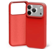Mercury Silicone do iPhone 17 Pro czerwony