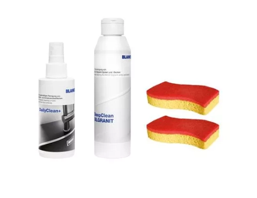 Blanco DailyClean+ 1x150ml DeepClean 1x250ml Spontex gąbka 2szt