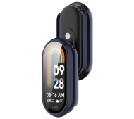 Bizon ze szkłem do Xiaomi Smart Band 10 niebieski