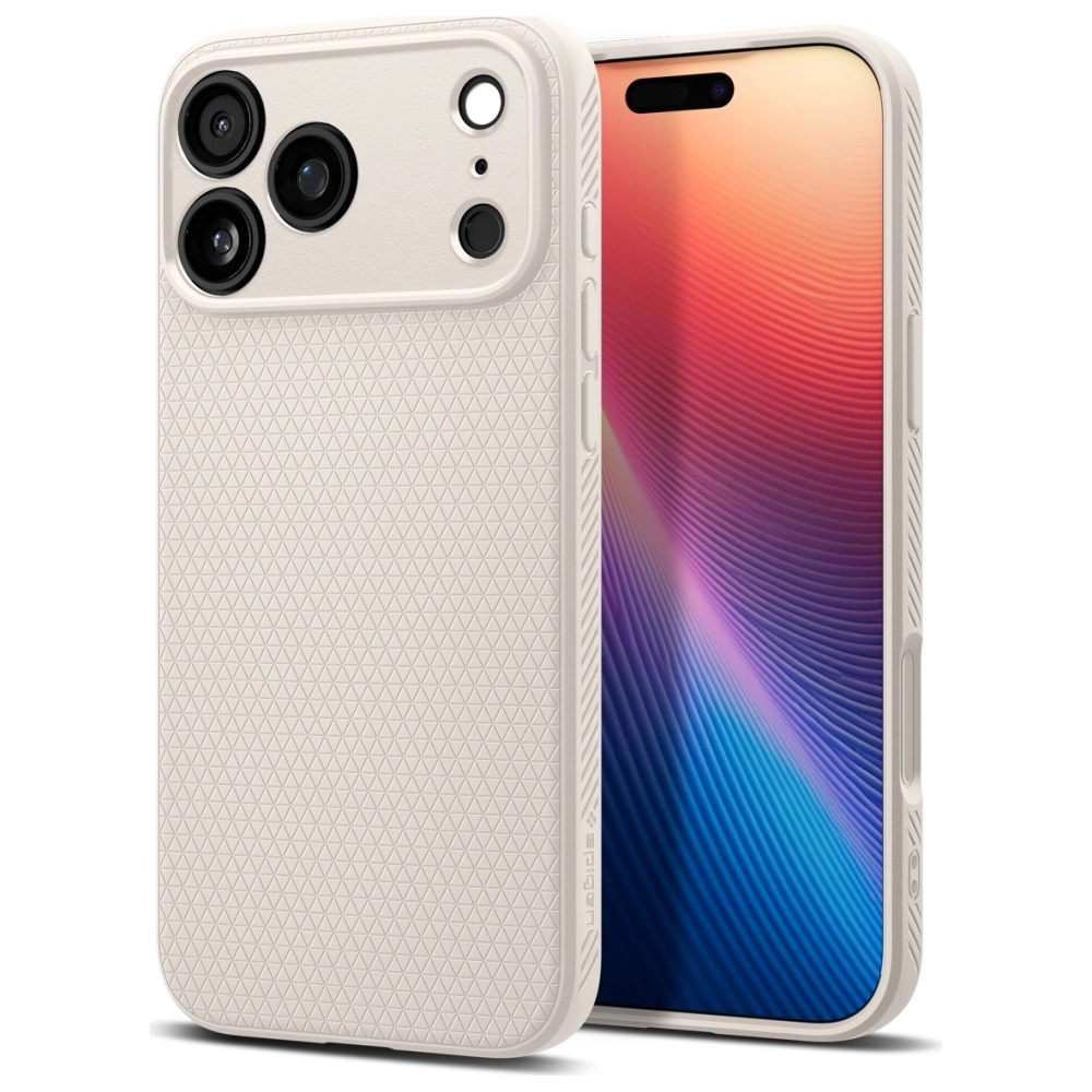 Spigen Liquid Air do iPhone 17 Pro Max titanium