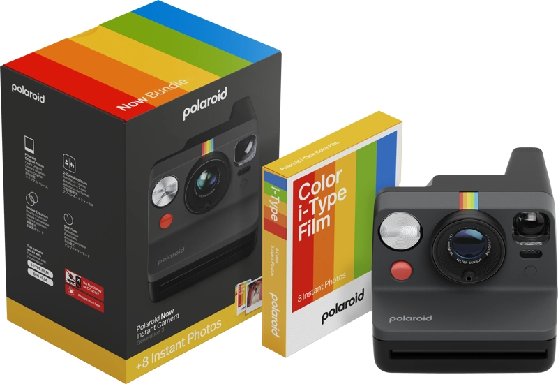 Polaroid Now Gen 3 Czarny zestaw z filmem