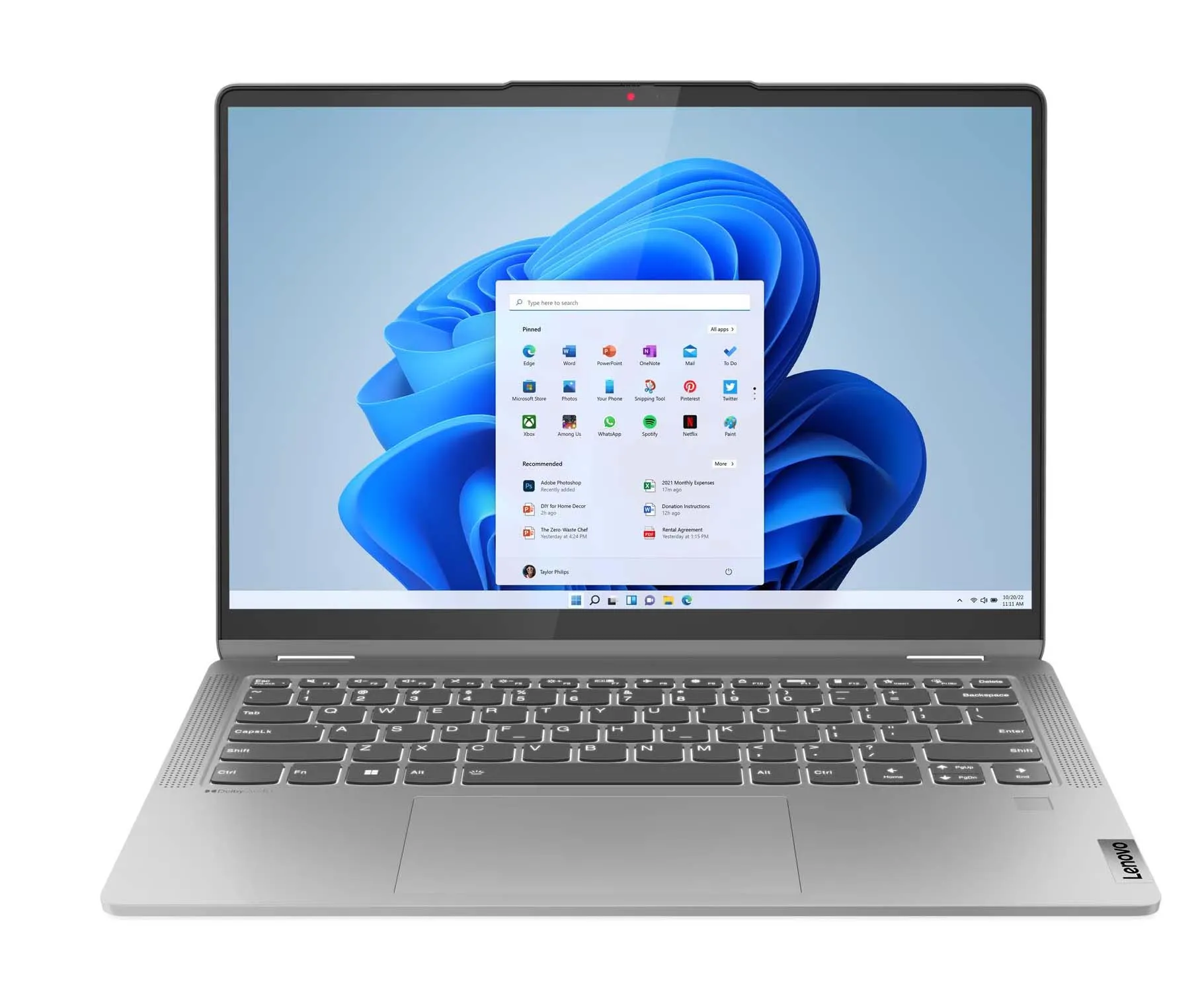 Lenovo IdeaPad Flex 5 14ABR8 14" R5 7430U 16GB RAM 512GB Dysk SSD Win11 Szary Funkcje AI