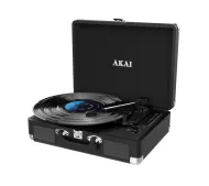 AKAI ATT-18BT Manualny Napęd bezpośredni Bluetooth Czarny