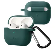 Bizon Case Headphone Silicone do AirPods 3 Ciemnozielony