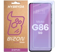 Bizon elastyczne Glass Mule Duo do Motorola Moto G86 5G 2 sztuki