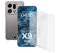 Bizon Case Clear Pack do Oppo Find X9 Pro Przezroczysty
