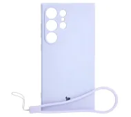 Bizon Silicone Sq do Galaxy S24 Ultra Liliowy