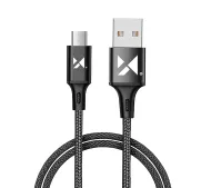 Wozinsky WUC-M1B 2.4A microUSB do USB-A 1m Czarny