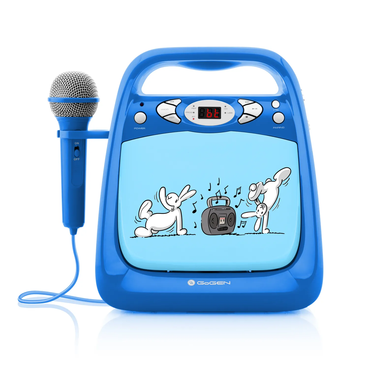 GoGEN BOBKARAOKEB Bluetooth Niebieski