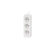 Lanberg PS0-03E-0300-W 3 gniazda 3m Biały