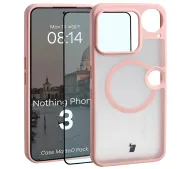 Bizon MatteO Pack do Nothing Phone 3 Jasnoróżowy