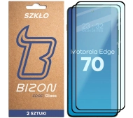 Bizon z ramką Glass Edge Duo do Motorola Edge 70 2 sztuki