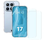 Bizon Szkło + szybka na aparat Glass Clear Pack do Xiaomi 17 3 sztuki