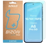 Bizon na ekran Glass Clear Duo do Oppo Reno 15 / 15 F / 15 FS / A6 Pro 5G 2 sztuki