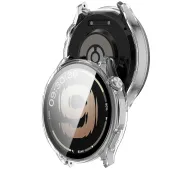 Bizon Case Watch Adamo do OnePlus Watch Lite 45 mm / Oppo Watch S 45 mm Przeźroczysty