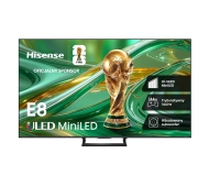 Hisense 85E8S 85" ULED MiniLED 4K 144Hz Smart TV Funkcje AI Dolby Vision Dolby Atmos DTS X HDMI 2.1 DVB-T2