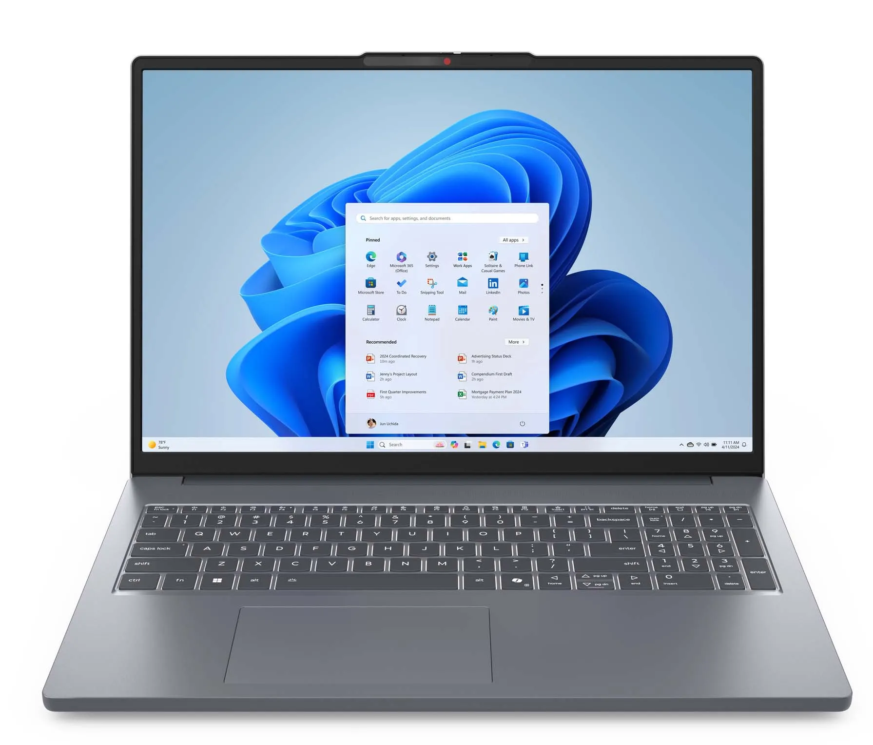 Lenovo IdeaPad Slim 3 16ARP10 16" R5 150 24GB RAM 512GB Dysk SSD Win11 Szary
