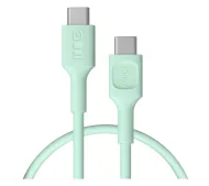 Green Cell PowerFlex PD USB-C do USB-C 0,3m 100W Miętowy
