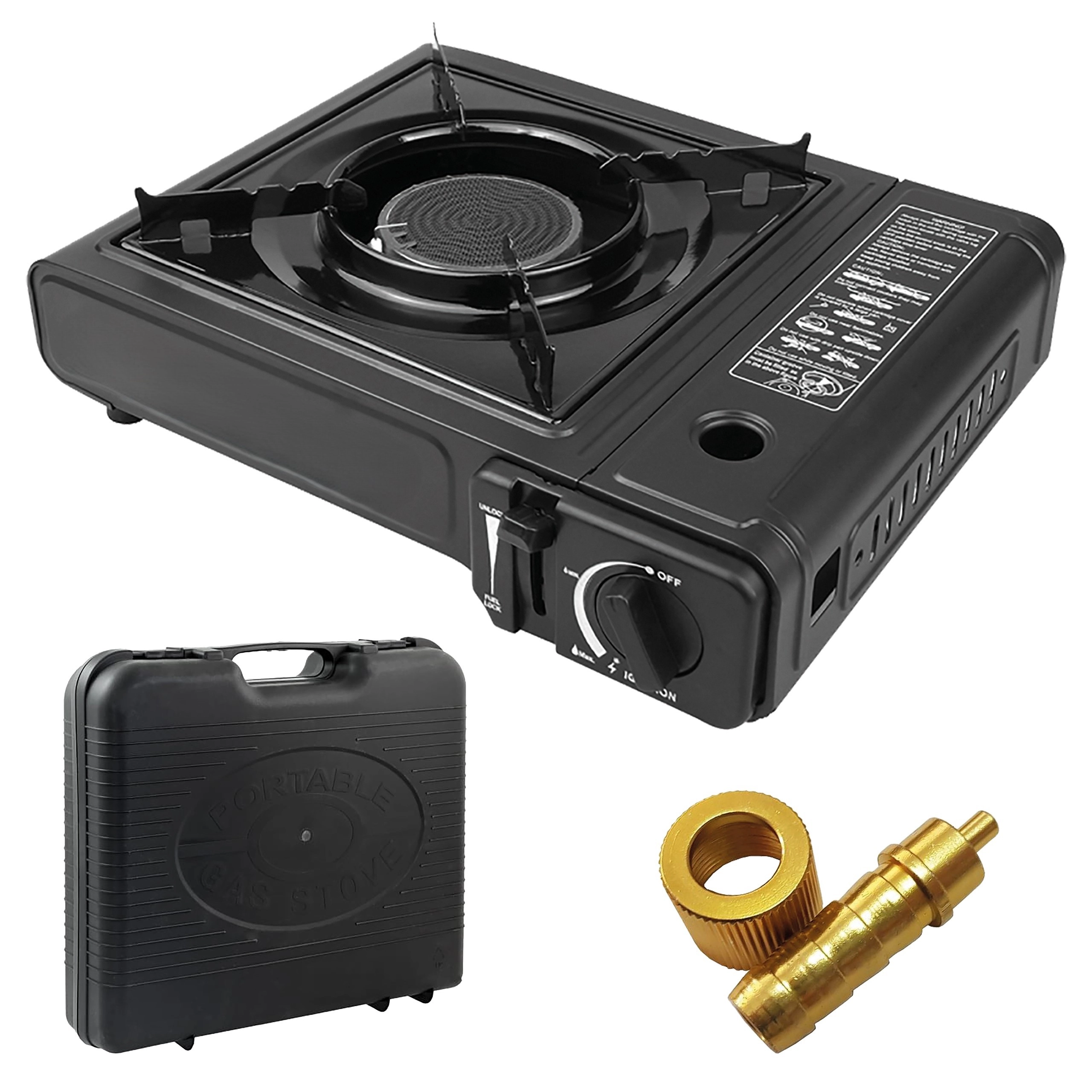 Extralink gazowa ceramiczna w walizce + adapter EX.28549 Czarna miniaturka