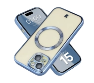 Bizon Case GuardO do iPhone 15 Jasnoniebieski