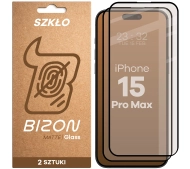 Bizon matowe Glass Matte Duo do iPhone 15 Pro Max 2 sztuki