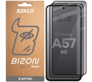 Bizon prywatyzujące z ramką Glass Edge Shadow Duo do Galaxy A57 5G 2 sztuki