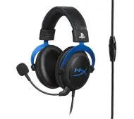 HyperX Cloud PS4 HX-HSCLS-BL/EM Nauszne Czarno-niebieski