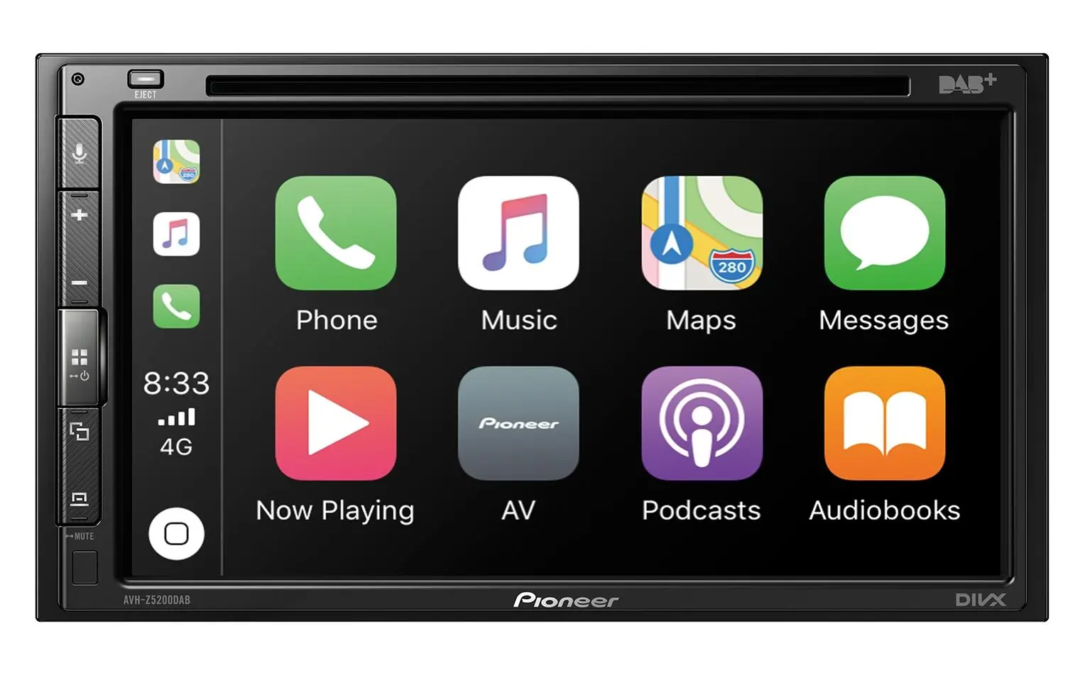 Pioneer AVH-Z5200DAB z DVD/CD/USB 6,8" 4x50W Bluetooth