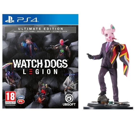 gra Watch Dogs Legion - Edycja Ultimate + figurka Gra na PS4 (Kompatybilna z PS5)