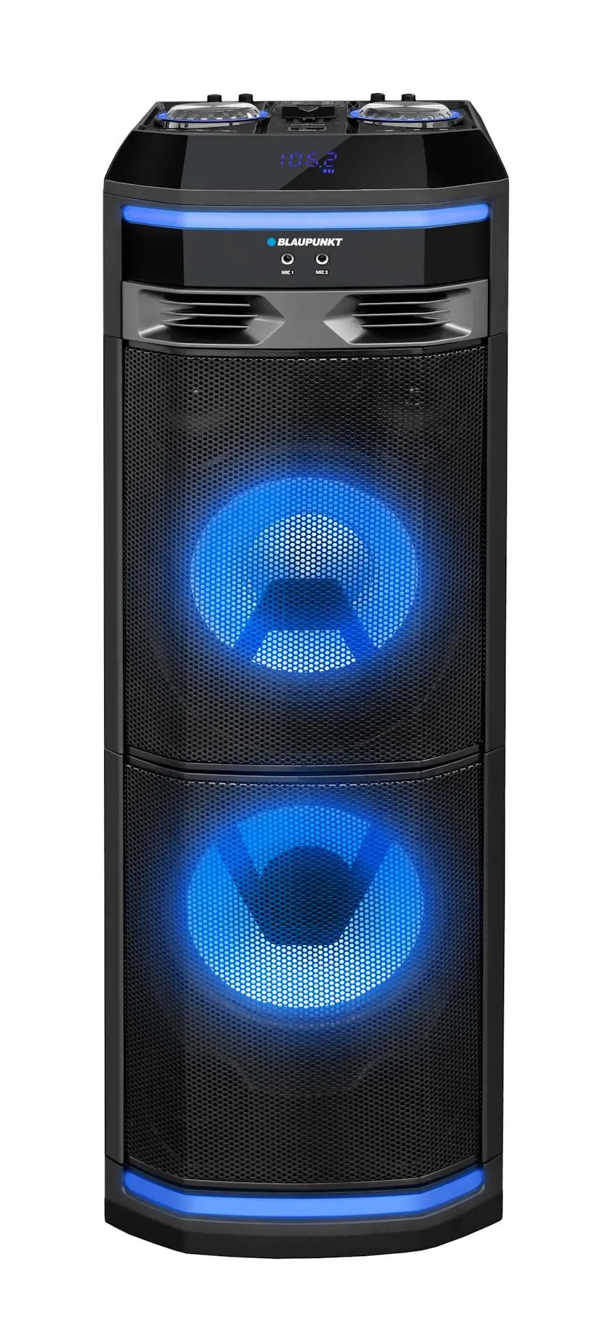 Blaupunkt PS11DB 90W Bluetooth Radio FM Mikrofon Karaoke Czarny