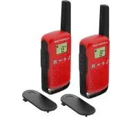 Motorola TLKR T42 dwupak Czerwony