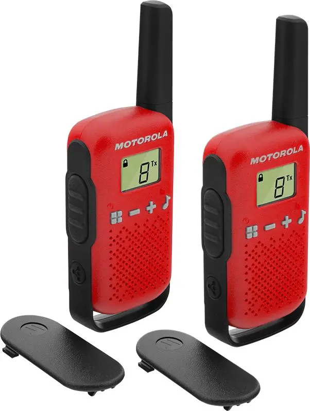 Motorola TLKR T42 dwupak Czerwony